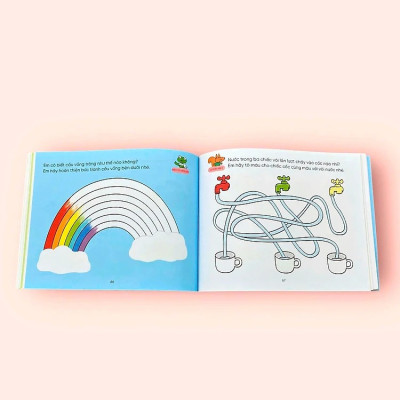 Sách cho bé - Hỏi Đáp Thông Minh - Rèn Luyện Não Trái Não Phải - Tập 3 - Sách tương tác - Dành cho trẻ 3+