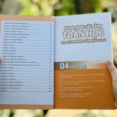 Sách Đánh Thức Tài Năng Toán Học 4, 5, 6 ( Combo 3 Cuốn ) - Tổng hợp kiến thức toán học lớp 4 đến lớp 7, Hiệu sách Genbooks