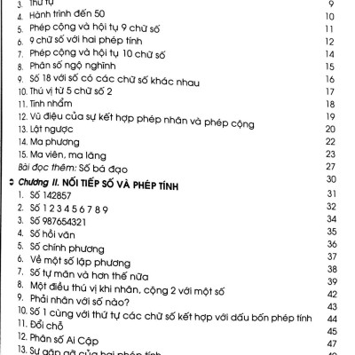 Toán Học Thú Vị Từ Số Và Phép Tính