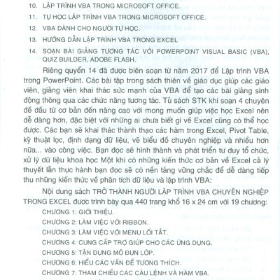 Trở Thành Người Lập Trình VBA Chuyên Nghiệp Trong Excel