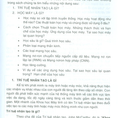 Trí Tuệ Nhân Tạo Học Máy Và Ứng Dụng