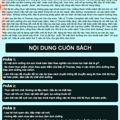 Liệu trình dinh dưỡng (TB) - Bí quyết giảm cân lành mạnh, tặng bảng Axit và Kiềm
