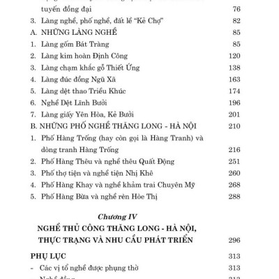 Làng nghề phố nghề Thăng Long Hà Nội ( bản in 2024)