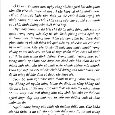 Ăn Gì Để Khỏe Mạnh - Nhu Cầu Dinh Dưỡng Cho Sức Khỏe Và Thực Phẩm Bổ Dưỡng - Tập 2