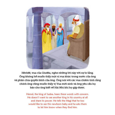 Sách - Ba Vua Chiêm Tinh - Truyện Tranh Kinh Thánh Song Ngữ Việt Anh - Bayard Việt Nam