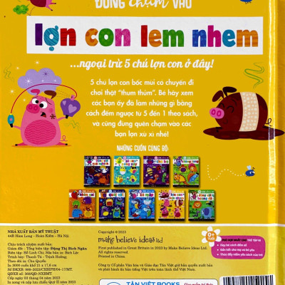 Sách Tương Tác Thông Minh - Đừng Chạm Vào Lợn Con Lem Nhem