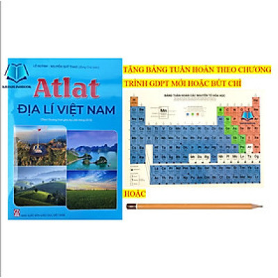 Sách Atlat Địa Lí Việt Nam (NXBGD)