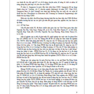 Sách - Phát triển năng lực thực hành thí nghiệm cho sinh viên sư phạm hóa học theo tiếp cận cdio