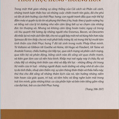 (Bộ 3 Tập) Phần V: Thời Kỳ Phục Hưng (thuộc Bộ sách LỊCH SỬ VĂN MINH THẾ GIỚI) - Will Durant - Bùi Thanh Châu dịch - (bìa cứng)
