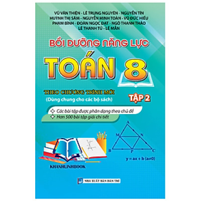 Sách - Bồi Dưỡng Năng Lực Toán 8 - Tập 2 (Biên Soạn Theo Chương Trình Mới)
