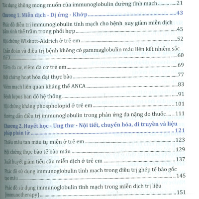 Liệu Pháp Globulin Miễn Dịch Sử Dụng Trong Một Số Bệnh Lý Nhi Khoa (Bản in màu) -PGS. TS. BS. Trần Minh Điển, TS. BS. Cao Việt Tùng đồng chủ biên