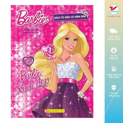 Sách Tô Màu - Barbie Xinh Đẹp - Chọn Lẻ 4 Chủ Đề - Tân Việt Books