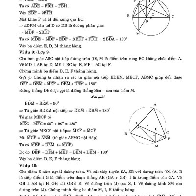 Cẩm Nang Chứng Minh Ba Điểm Thẳng Hàng