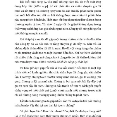 Clean Code - Mã Sạch Và Con Đường Trở Thành Lập Trình Viên Giỏi (Tái Bản 2023)