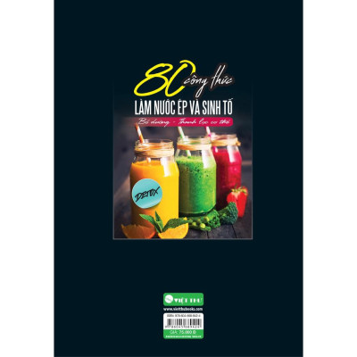 Sách 80 Công Thức Làm Nước Ép Và Sinh Tố -VT
