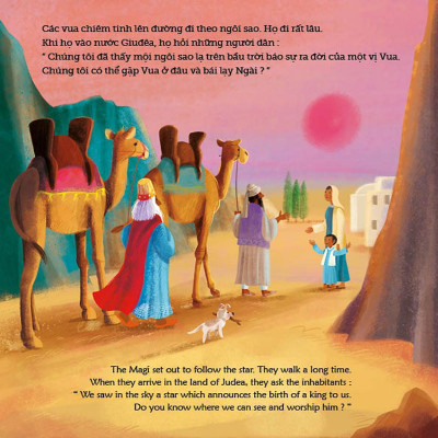 Sách - Ba Vua Chiêm Tinh - Truyện Tranh Kinh Thánh Song Ngữ Việt Anh - Bayard Việt Nam