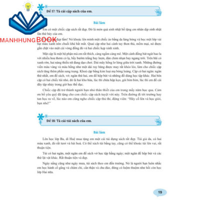 Sách - 199 Bài Và Đoạn Văn Hay Lớp 3 - Biên Soạn Theo Chương Trình GDPT mới.