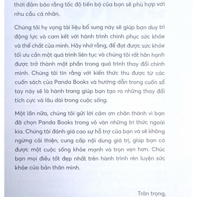 Thử Thách 30 Ngày Biến Chuyển Tâm Trí - Thay Đổi Cơ Thể - Cam Kết Bền Bỉ - PD