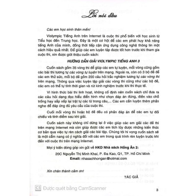 Sách -Combo: Hướng Dẫn Giải Violympic Toán 3+Violympic Tiếng anh 3+Bộ Đề Luyện Thi Olympic Tiếng Việt 3 (bộ 3 cuốn) (HA)