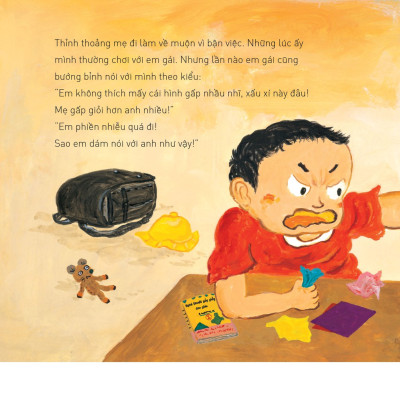 Sách Ehon Kĩ năng sống cho trẻ 3-8 tuổi Ước gì cháu không bị mắng, Cậu bé thích giúp đỡ người khác, Mẹ ơi con tặng mẹ này 