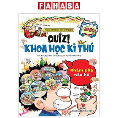 Sách - Quiz! Khoa Học Kì Thú - Khám Phá Não Bộ