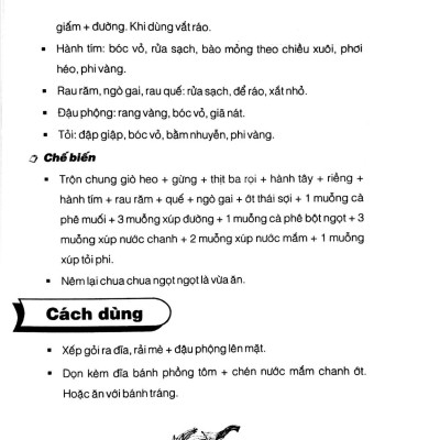 Các Món Gỏi Thông Dụng 