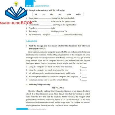 Sách - Bài tập tiếng Anh lớp 8 - Có đáp án (tái bản 01)