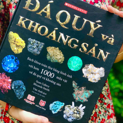 Combo sách Đ.á quý và khoáng sản, Bảng tuần hoàn hóa học - Tổng hợp kiến thức bách khoa cho mọi lứa tuổi - Hiệu sách Genbook, Bìa cứng in màu