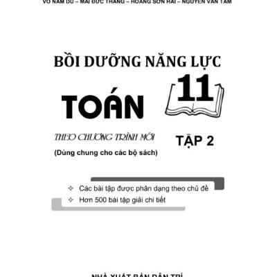 Sách - Bồi Dưỡng Năng Lực Toán 11 - Tập 2 Theo Chương Trình Mới (Dùng Chung Cho Các Bộ Sách) (KV)