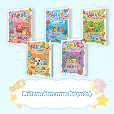 Sách - Tập Vẽ Theo Nét - Thế Giới Đại Dương - Megabook