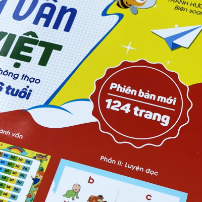Sách Tập Đánh Vần Tiếng Việt, Tư Duy Ngôn Ngữ - Bí Quyết Giúp Con Đọc Tiếng Việt Thông Thạo Phiên Bản Mới 124 Trang