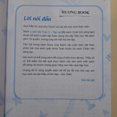 Sách Luyện tập Toán 5 tập 1+2 (Bộ sách Chân trời sáng tạo)