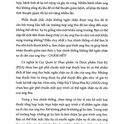 Sách - Ung Thư - Sự Thật, Hư Cấu Và Gian Lận Và Những Phương Pháp Chữa Bệnh Không Độc Hại (Tái Bản 2025)