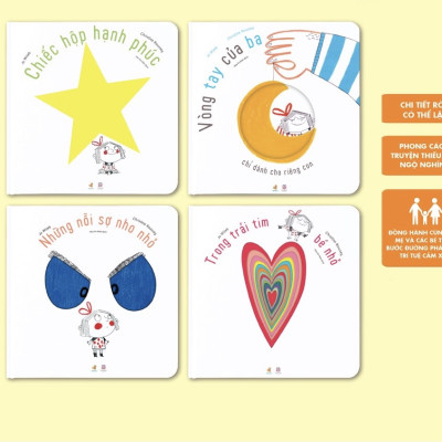 Bộ sách tương tác nuôi dưỡng tâm hồn phát triển IQ-EQ cho bé (0-12 tuổi ) - TNBooks