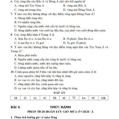 Giải Bài Tập Địa Lí 8 - KV