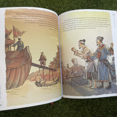 [Bộ LỊCH SỬ VIỆT NAM BẰNG TRANH] - BÌA CỨNG - IM MÀU TOÀN BỘ - NXB TRẺ - [Trần Hưng Đạo] -