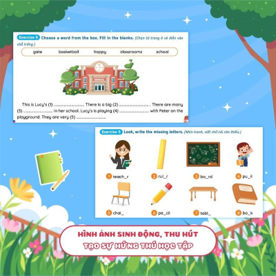 Sách Phiếu Ôn Hè Tiếng Anh Lớp 3 - Megabook