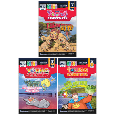 Bộ Sách The Young Scientist - Truyện Tranh Khoa Học Cho Trẻ Em - Tập 13 - Level 1+2+3 (Bộ 3 Cuốn)