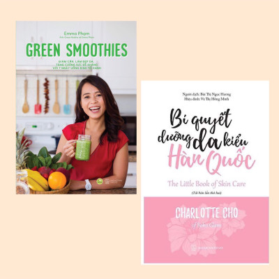 Combo Sách Làm Đẹp Đặc Biệt Dành Cho Phái Nữ: Green Smoothies - Giảm Cân, Làm Đẹp Da, Tăng Cường Sức Đề Kháng Với 7 Ngày Uống Sinh Tố Xanh + Bí Quyết Dưỡng Da Kiểu Hàn Quốc (Tái Bản) / Giảm Mỡ Bụng - Làm Đẹp Da - Thanh Lọc Cơ Thể