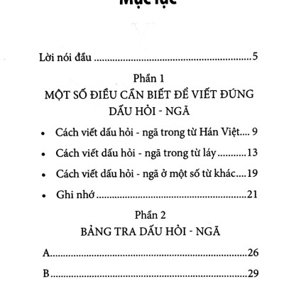 Sổ Tay Viết Đúng Hỏi Ngã
