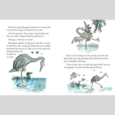 Tác Phẩm Kinh Điển Của Quentin Blake - Diệc Và Sếu