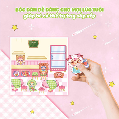 Bóc Dán Sticker Sáng Tạo Baby Three