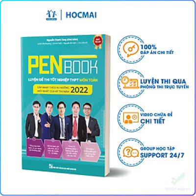 PENBOOK - Luyện đề thi Tốt nghiệp THPT Môn Toán 2022