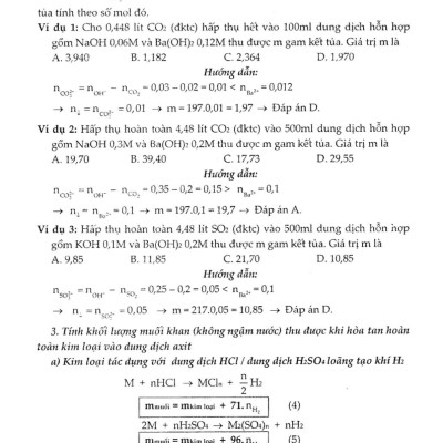 Bí Quyết Và Kinh Nghiệm Giải Nhanh Trắc Nghiệm Hóa Học