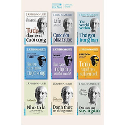 Sách - Combo 9 Cuốn J. Krishnamurti - First News