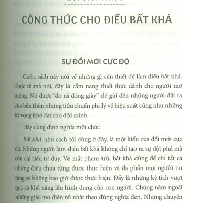 Chinh Phục Điều Bất Khả Thi - Steven Kotler; Trịnh Ngọc Minh dịch