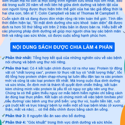 Combo 2 cuốn Bí mật dinh dưỡng (TB) + Toàn cảnh dinh dưỡng (TB)