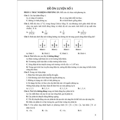 Sách - Bộ đề ôn tập thi tốt nghiệp THPT môn vật lí (thích hợp dùng cho các kì thi đánh giá năng lực)