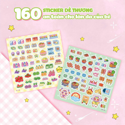 Bóc Dán Sticker Sáng Tạo Baby Three