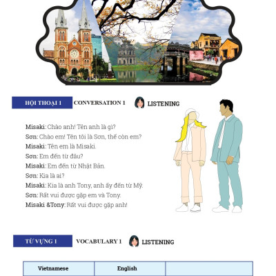 Bộ Sách Tiếng Việt cho người nước ngoài 3 cấp độ Sơ cấp tái bản -Trung cấp - Nâng cao và Khám phá tiếng Việt hiện đại